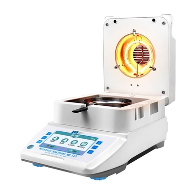 곡물 할로겐 수분 측정기 0.005g 가독성 110g 능력 수분계